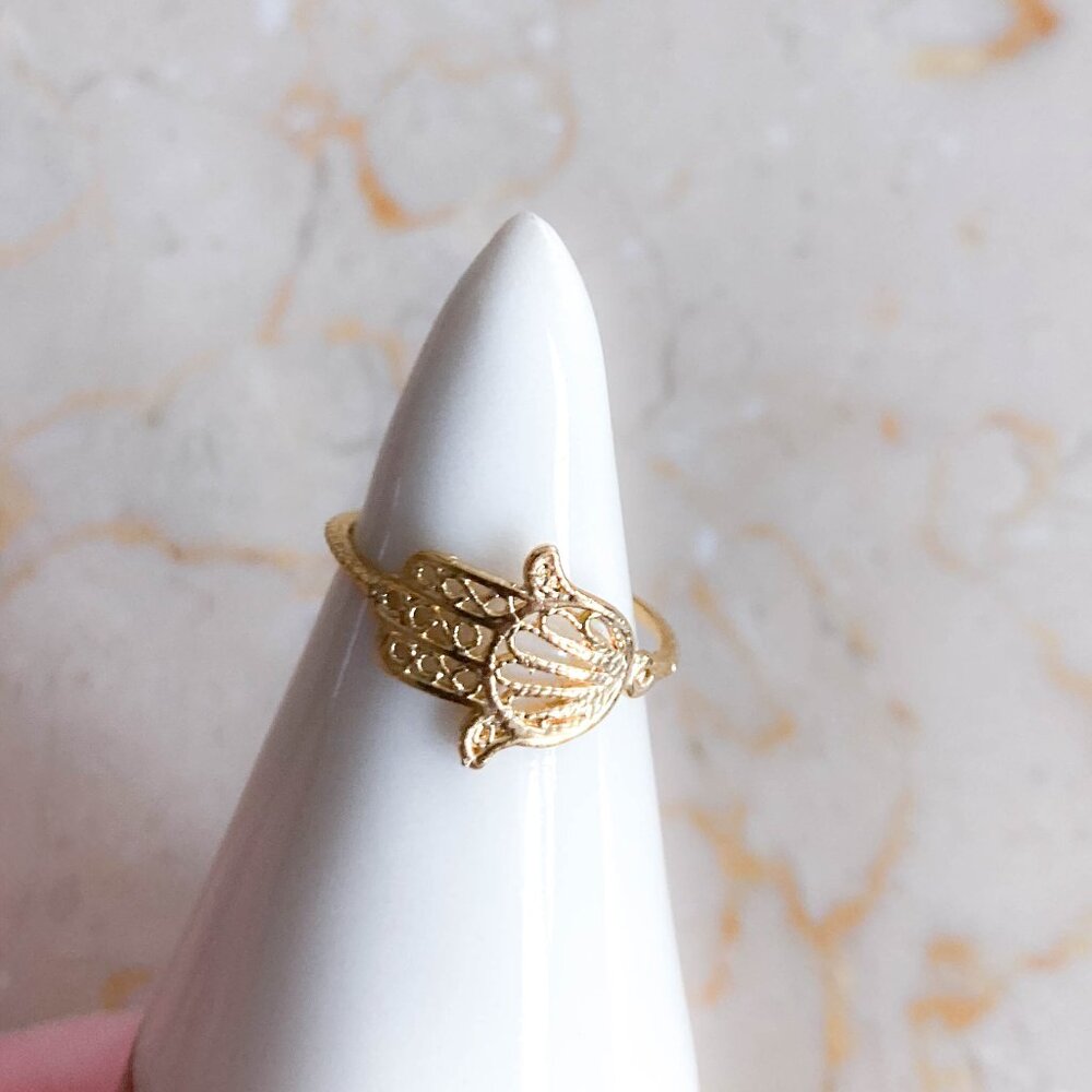BRANDY MELVILLE Assorted Gold Rings Bundle - Picture 5 of 6